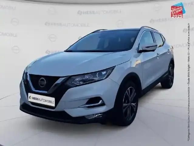 Blanc lunaire Utilisé 2020 Nissan Qashqai N-Connecta SUV | 17 999 € (Prix juste) - Image 1/4