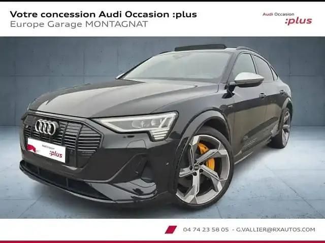 Noir mythic métallisé Utilisé 2021 Audi e-tron Sport SUV | 49 990 € (Prix juste) - Image 1/4