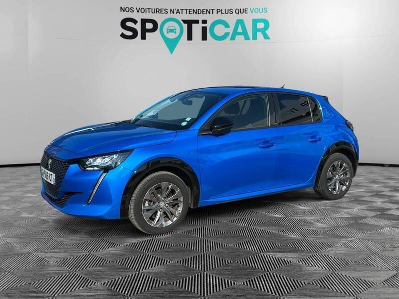Bleu Utilisé 2022 Peugeot e-208 Citadine | 17 990 € (Prix juste) - Image 1/3