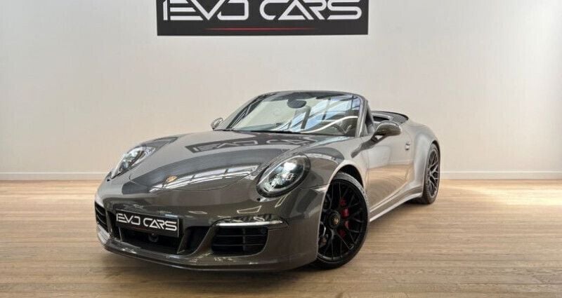 Gris Utilisé 2015 Porsche 911 Carrera 4 GTS Chrono Cabriolet | 118 590 € (Super prix) - Image 1/4