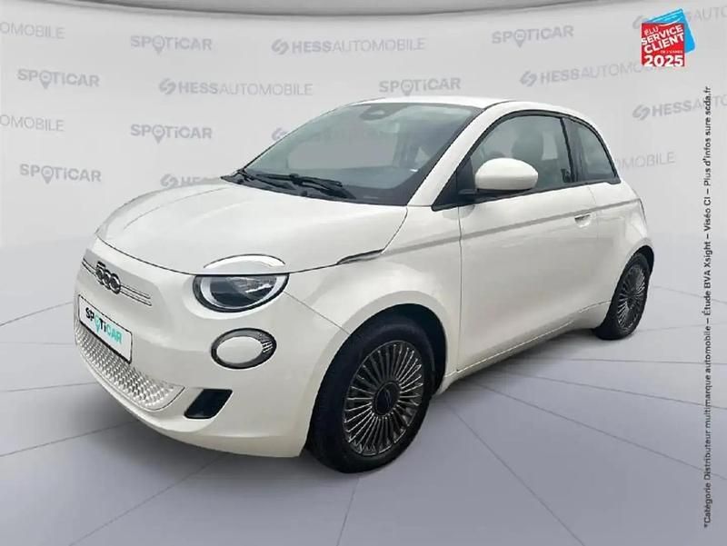 Blanc Utilisé 2022 Fiat 500e Berline | 16 999 € (Prix juste) - Image 1/4