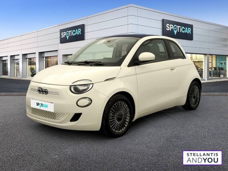 Blanc Utilisé 2022 Fiat 500e Cabriolet | 20 290 € (Prix juste) - Image 1/4