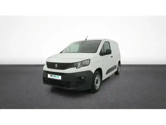 P. opaque blanc banquise Utilisé 2020 Peugeot Partner S Van | 15 989 € - Image 1/4