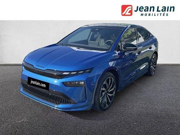 Bleu Utilisé 2025 Skoda Enyaq iV SportLine SUV | 46 337 € (Prix cher) - Image 1/4