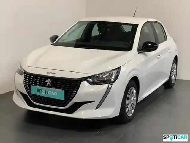Blanc banquise (o) Utilisé 2023 Peugeot 208 Active Citadine | 12 890 € (Bon prix) - Image 1/4