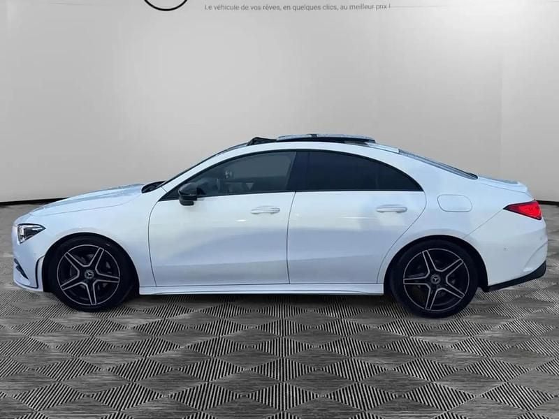 Occasion Mercedes CLA180 AMG line 116 ch (85 kW) 2019 Blanc Berline