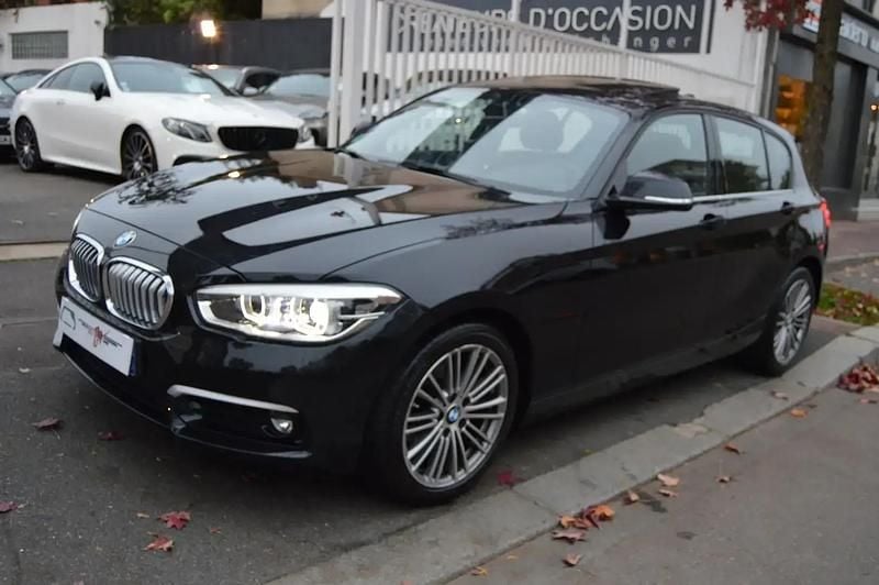 Noir Occasion 2018 BMW 118 Citadine | 21 990 € (Prix juste) - Image 1/4
