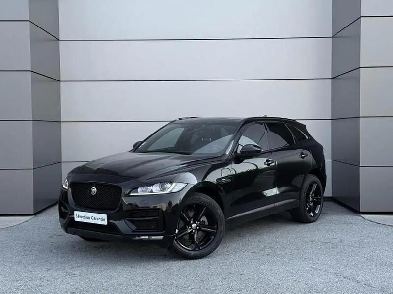 Noir Occasion 2019 Jaguar F-Pace R-Sport SUV | 29 900 € (Prix assez cher) - Image 1/4