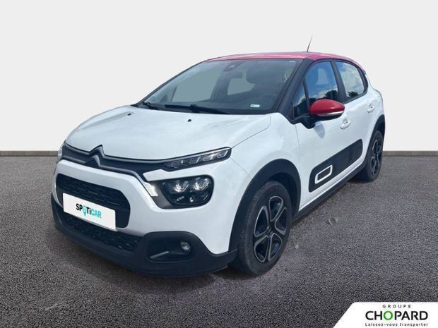 Blanc Utilisé 2022 Citroën C3 Shine Citadine | 10 920 € (Prix juste) - Image 1/4