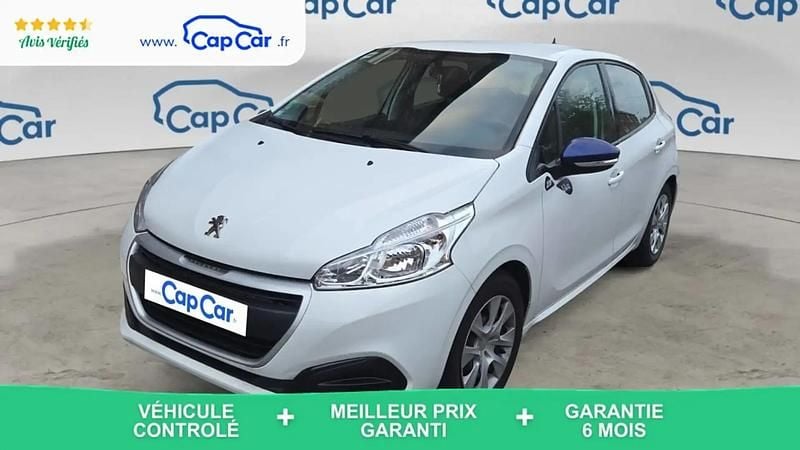 Blanc Utilisé 2018 Peugeot 208 Active Citadine | 6 290 € (Super prix) - Image 1/4