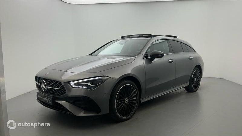 Gris Utilisé 2025 Mercedes CLA250e Shooting Brake AMG line Break | 51 999 € (Prix juste) - Image 1/4
