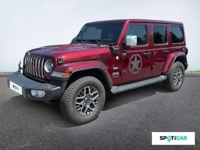Snazzberry Utilisé 2022 Jeep Wrangler Unlimited Overland SUV | 56 990 € - Image 1/4