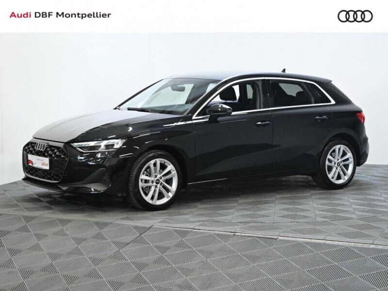 Noir Utilisé 2024 Audi A3 Sportback Business Berline | 31 680 € (Bon prix) - Image 1/4