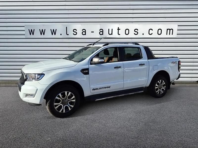 Blanc Occasion 2017 Ford Ranger Wildtrack Pick-up | 31 980 € (Prix juste) - Image 1/4