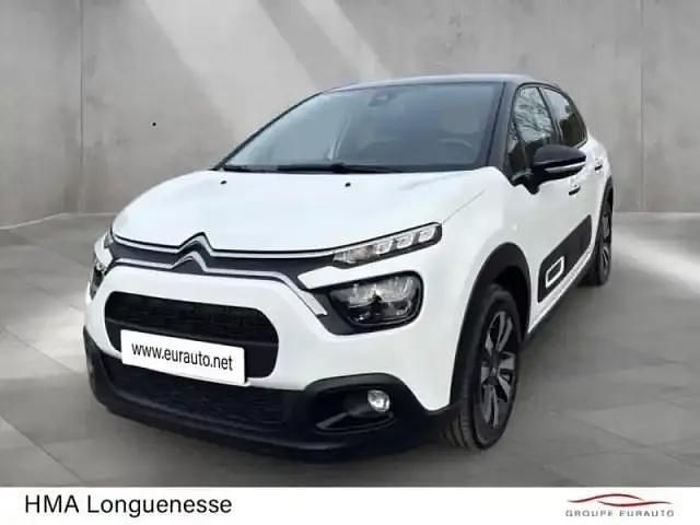 Blanc Utilisé 2023 Citroën C3 PureTech Citadine | 13 050 € (Prix juste) - Image 1/4