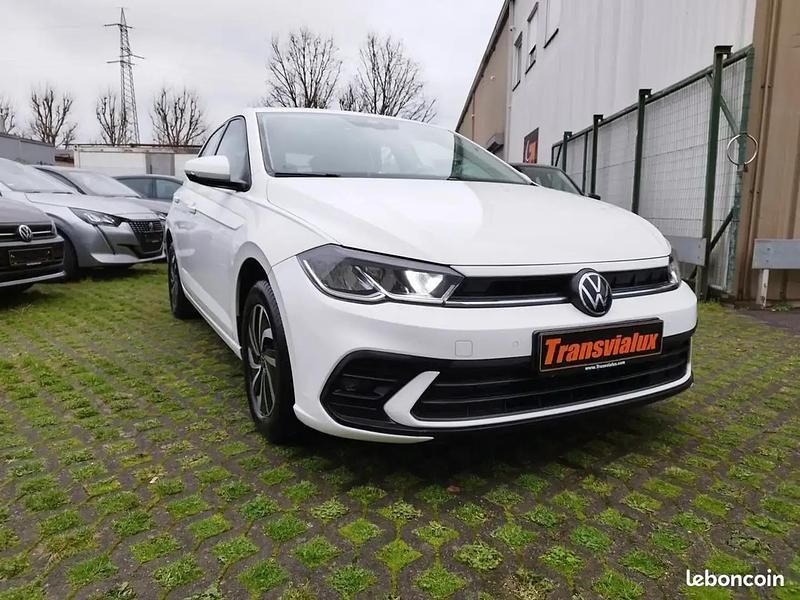 Blanc Occasion 2022 VW Polo Life Citadine | 15 500 € (Bon prix) - Image 1/4