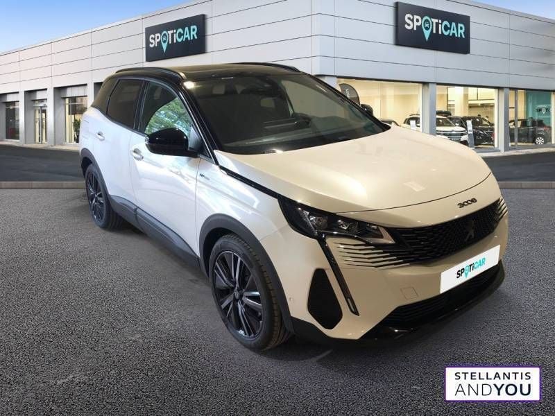 Blanc Utilisé 2023 Peugeot 3008 GT | 26 690 € (Prix juste) - Image 1/3