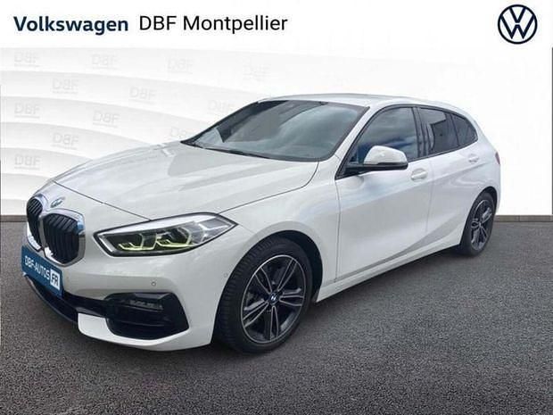 Blanc Utilisé 2020 BMW 116 Sport Line Citadine | 22 880 € - Image 1/4