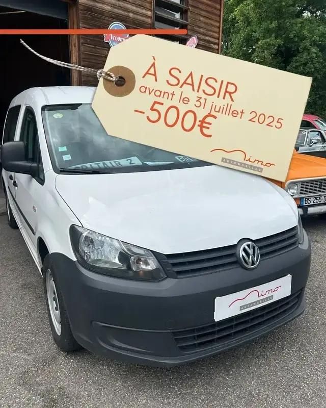 Blanc Utilisé 2013 VW Caddy Maxi Monospace | 8 490 € - Image 1/2