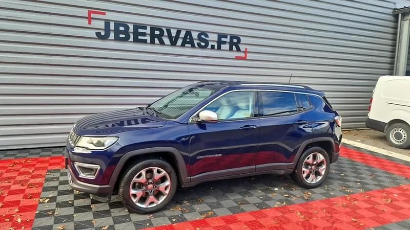 Bleu Utilisé 2019 Jeep Compass Limited SUV | 16 490 € (Prix juste) - Image 1/4