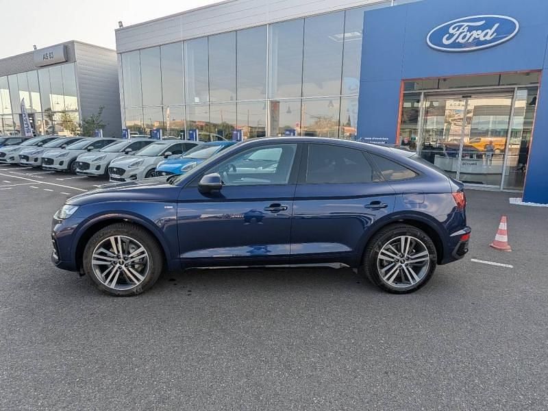Occasion Audi Q5 Sportback S-Line 265 ch (194 kW) 2022 Bleu navarre métallisé SUV