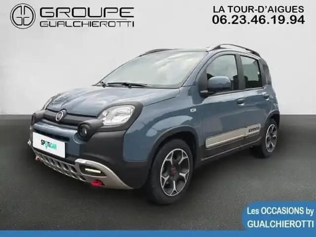 Bleu ceramic pastel Occasion 2021 Fiat Panda Cross Cross Plus Citadine | 12 990 € (Prix juste) - Image 1/4