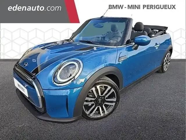 Island blue métallisé Occasion 2021 Mini Cooper Cabriolet Cabriolet | 25 900 € (Prix juste) - Image 1/4