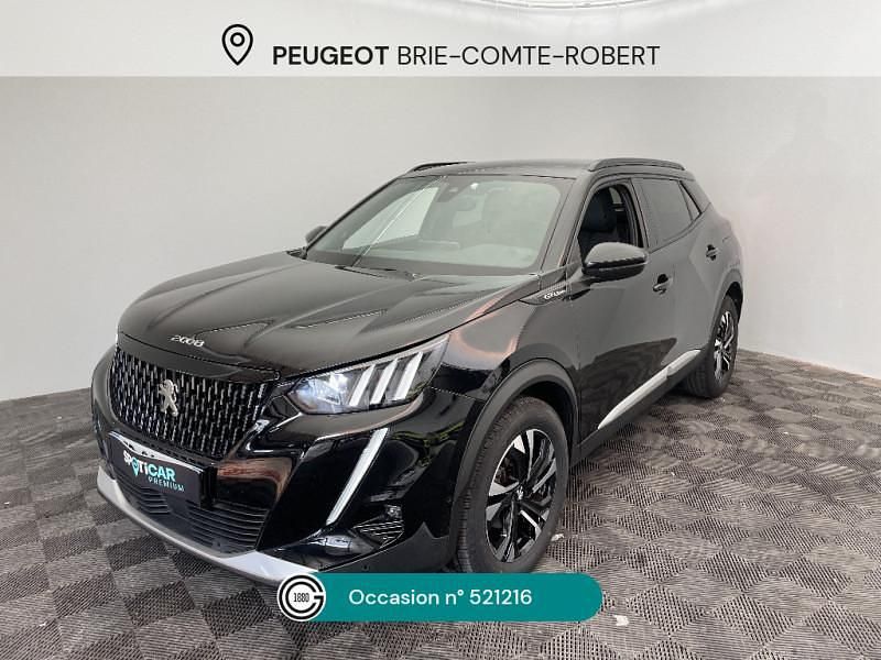 Noir Utilisé 2020 Peugeot 2008 GT-line SUV | 13 980 € (Prix juste) - Image 1/4