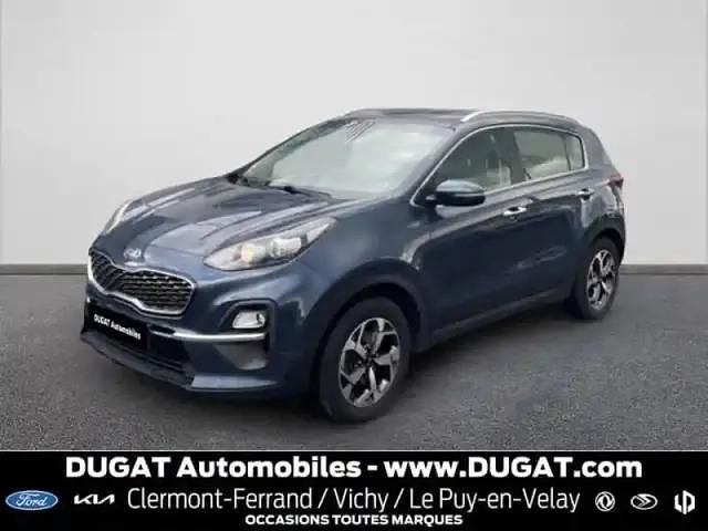Bleu Utilisé 2021 Kia Sportage Motion SUV | 18 490 € (Bon prix) - Image 1/4