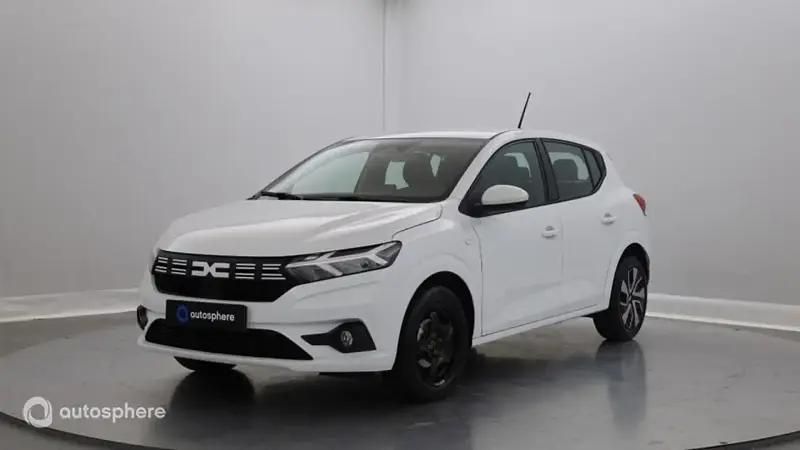 Blanc Utilisé 2024 Dacia Sandero Expression Citadine | 17 999 € (Prix juste) - Image 1/4