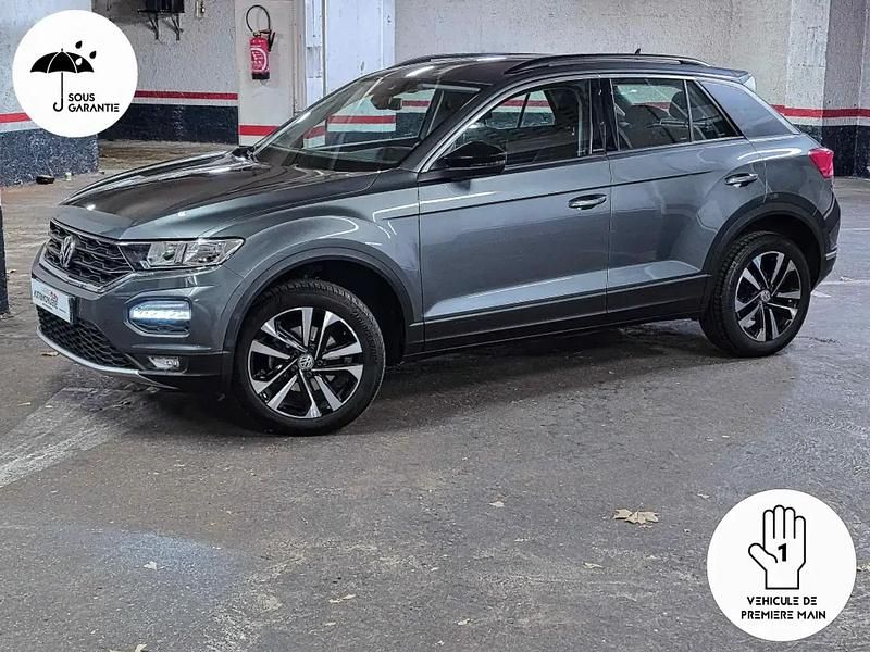 Gris Occasion 2020 VW T-Roc IQ Drive SUV | 17 990 € (Prix assez cher) - Image 1/4