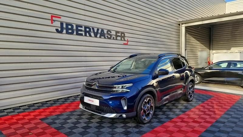 Bleu Occasion 2022 Citroën C5 Aircross Shine SUV | 23 990 € (Prix juste) - Image 1/4