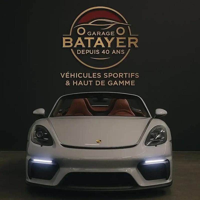 Gris Utilisé 2019 Porsche 718 Spyder Cabriolet | 108 500 € - Image 1/4