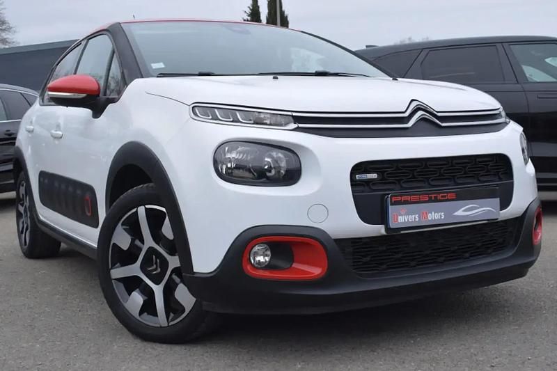 Blanc Utilisé 2017 Citroën C3 PureTech Citadine | 7 900 € (Prix assez cher) - Image 1/4