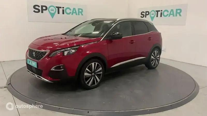 Rouge Utilisé 2020 Peugeot 3008 GT SUV | 22 299 € (Prix cher) - Image 1/4