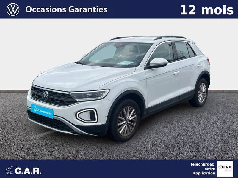 Blanc Utilisé 2022 VW T-Roc Life SUV | 20 390 € (Prix juste) - Image 1/3