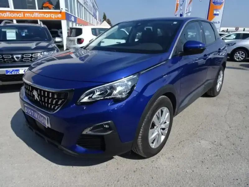 Bleu Utilisé 2016 Peugeot 3008 Active | 13 980 € (Prix juste) - Image 1/4