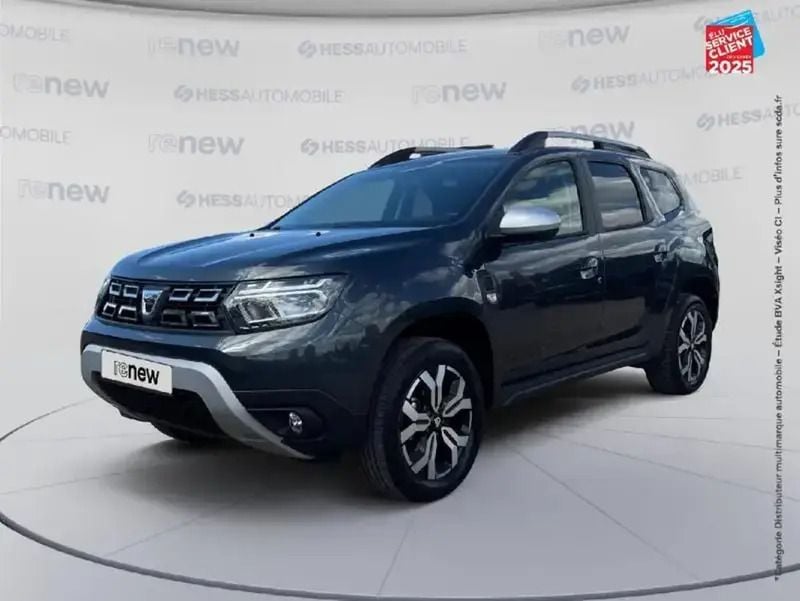 Gris Utilisé 2021 Dacia Duster Prestige SUV | 16 499 € (Prix juste) - Image 1/4