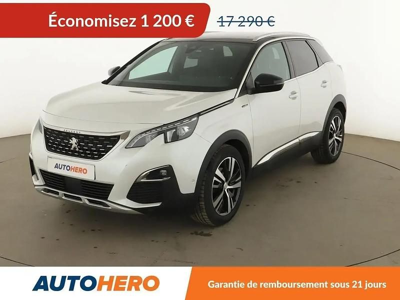 Blanc Occasion 2017 Peugeot 3008 GT-line SUV | 16 090 € (Prix juste) - Image 1/2