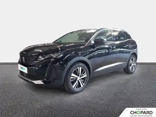 Noir perla nera metallise Utilisé 2022 Peugeot 3008 S | 20 989 € (Bon prix) - Image 1/4