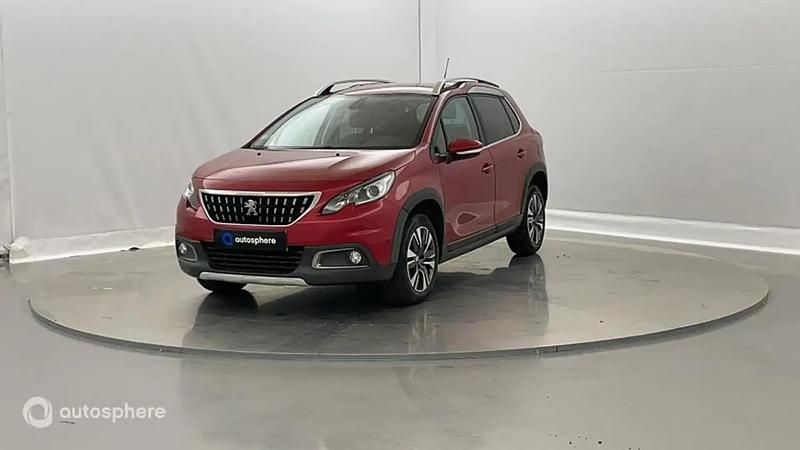 Rouge Utilisé 2019 Peugeot 2008 Allure SUV | 12 999 € (Bon prix) - Image 1/4