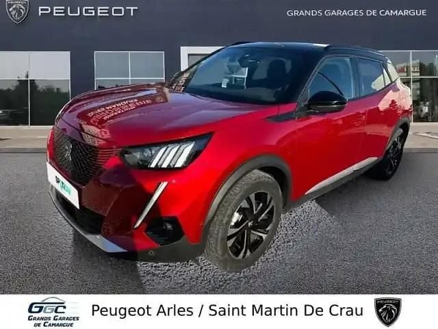Rouge Utilisé 2021 Peugeot e-2008 SUV | 16 470 € (Bon prix) - Image 1/4