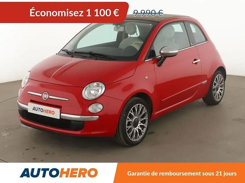 Rouge Occasion 2015 Fiat 500C Lounge Cabriolet | 8 890 € (Bon prix) - Image 1/2