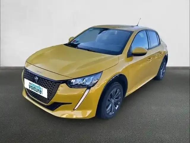 Jaune Utilisé 2021 Peugeot e-208 Citadine | 13 990 € (Bon prix) - Image 1/4