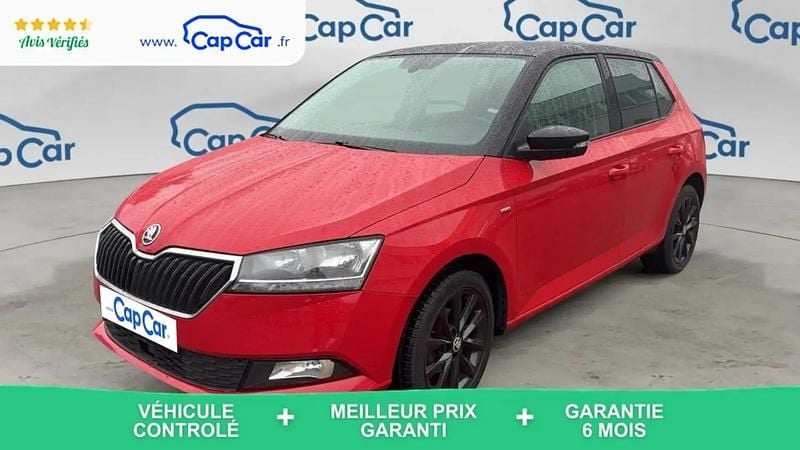 Rouge Utilisé 2019 Skoda Fabia Citadine | 9 990 € (Super prix) - Image 1/4