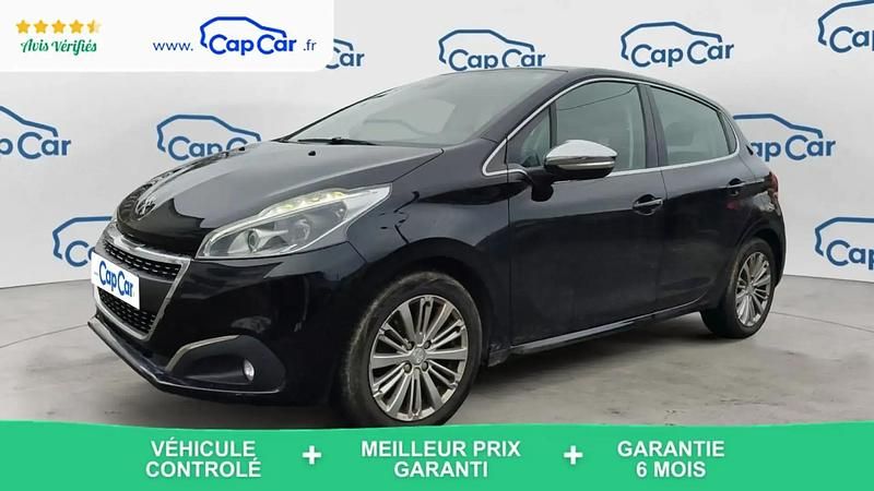 Noir Occasion 2017 Peugeot 208 Allure Citadine | 6 290 € (Bon prix) - Image 1/4