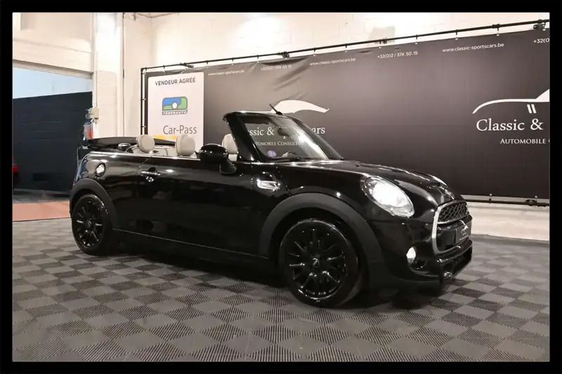 Noir Utilisé 2017 Mini Cooper S Cabriolet Cabriolet | 13 950 € - Image 1/4