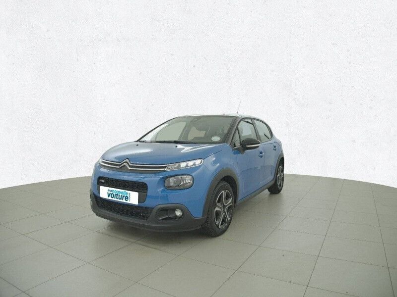 Bleu Utilisé 2017 Citroën C3 PureTech Citadine | 10 490 € (Prix assez cher) - Image 1/4