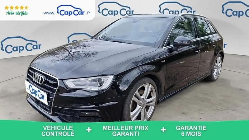 Noir Utilisé 2015 Audi A3 S-line plus Berline | 13 500 € (Prix juste) - Image 1/4