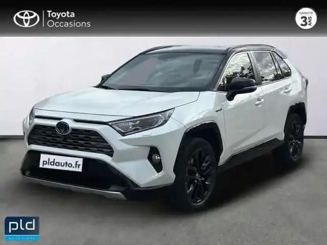 Noir Utilisé 2021 Toyota RAV4 Hybrid SUV | 30 990 € (Prix juste) - Image 1/4